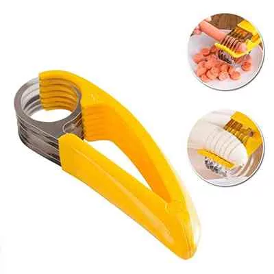 Banana Slicer Fruit Cutter Stainless Steel @ ido.lk