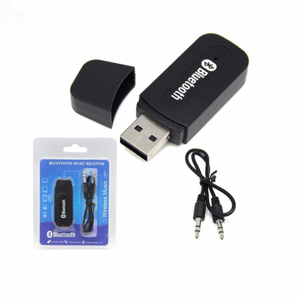 Portable USB Bluetooth Audio Music Receiver Dongle Adapter Car Care Accessories