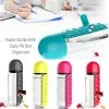 Daily Pill Box Organizer with Water Bottle x
