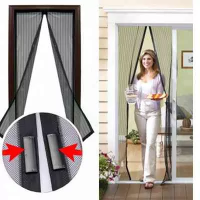Magic Mesh Magnetic Screen Door Home Accessories