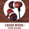 Wooden Earphones Headphones