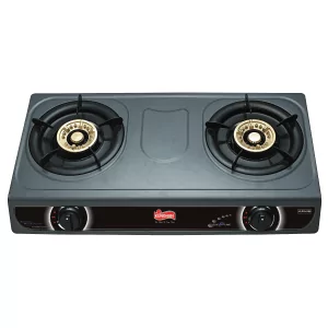 Dual Burner Gas Cooker Non-Stick Kitchen & Dining