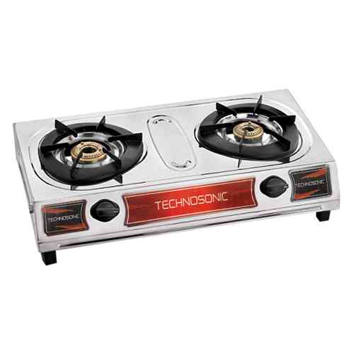 Technosonic Two Burner Gas Cooker Kitchen & Dining