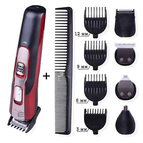 Gemei GM-592 10 In 1 Electric Multi-function Rechargeable Shaver And Trimmer Trimmers