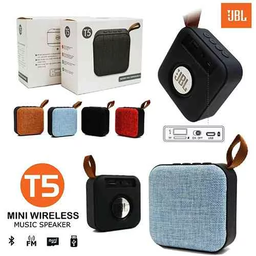 Mini Speaker Bluetooth JBL T5 Audio