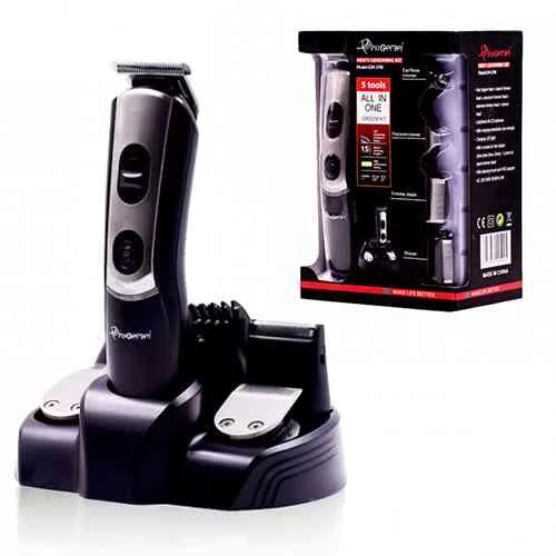 ProGemei GM-590 Rechargeable Hair Clipper 5-in-1 Men’s Grooming Kit Trimmers