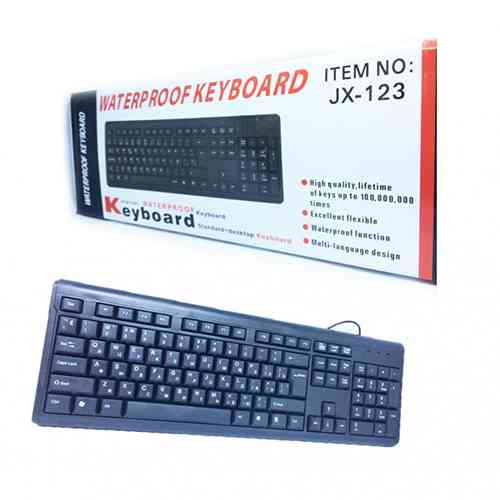Waterproof Keyboard JX-123 Computer Accessories