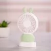 Mini Fan Portable Cute Rabbit Handheld USB Rechargeable Home & Lifestyle