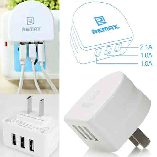 REMAX FAST CHARGER 3.1A 3 USB RP-U31 Chargers