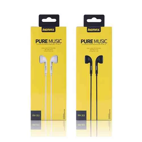 REMAX RM-303 3.5mm Wired Earphones@ ido.lk