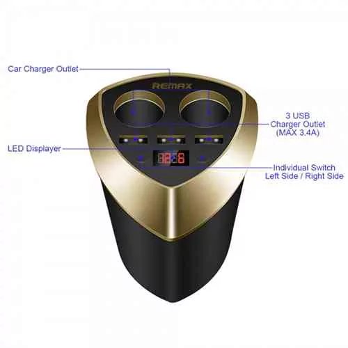 Remax Smart Car Charger CR-3XP Car Care Accessories