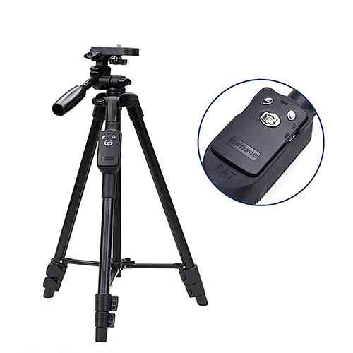 YUNTENG Tripod for Mobile and Camera With Bluetooth Remote Tripods