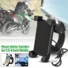 Universal Bike Mobile Holder Mirror with USB Charger Bike Mobile Holder Car Care Accessories