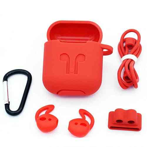 5 in 1 Silicone Case for Airpods Earphone Headphone Accessories