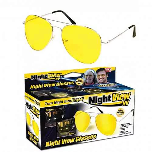 Night View NV Yellow Night Vision Sunglass Lowest Price @ido.lk