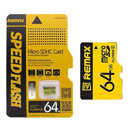 REMAX 64GB Speed Flash Class 10 Micro SD Card @ ido.lk
