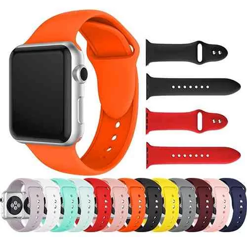 Silicone strap For Apple Watch Band @do.lk