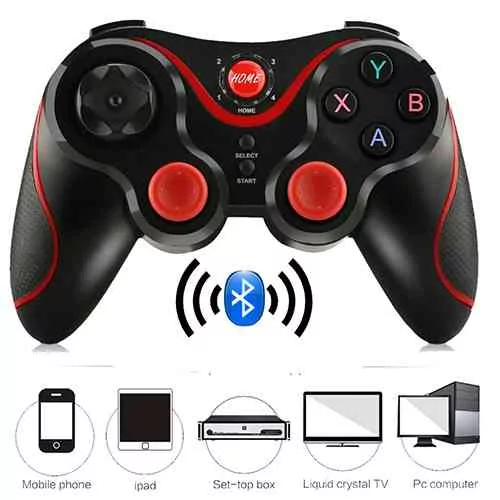 S5 Wireless Bluetooth Gamepad Bluetooth 3.0 Joystick Game Controller @ tido.lk