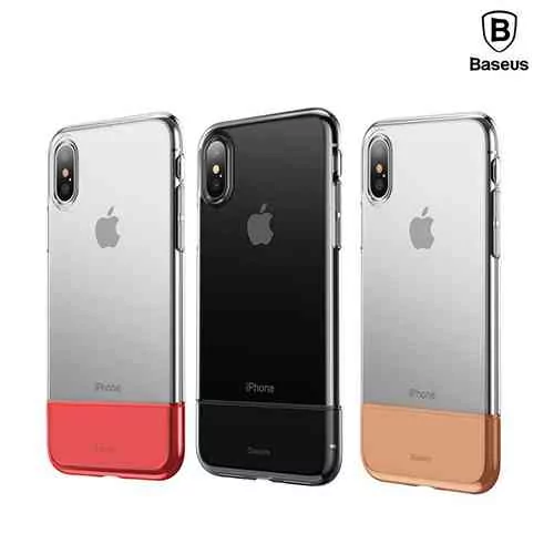 Soft and Hard Series Plastic + TPU Hybrid Cover for iPhone@ido.lk