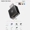 Baseus Exquisite Type-C Male to USB Female Adapter Converter Mobile Accessories