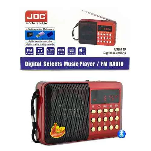 JOC Rechargeable USB and microSD Slot Mini FM Radio@ ido.lk