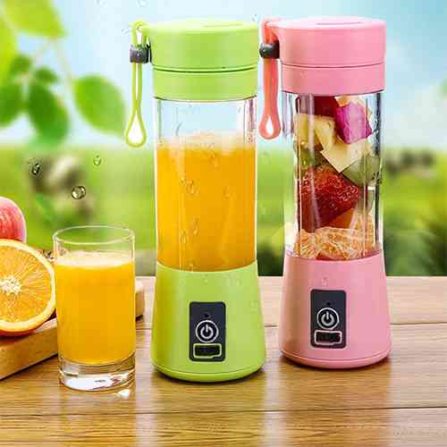 Portable Juicer Bottle USB Rechargeable Fruit Extraction ido.lk