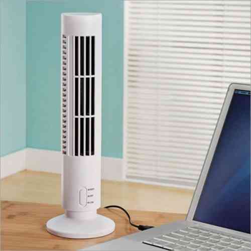 USB Tower Fan Cooling Bladeless Air Conditioner For PC Laptop - ido.lk