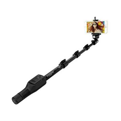 Yunteng YT 1288 Bluetooth Selfie Stick – Black, with Remote Tripods