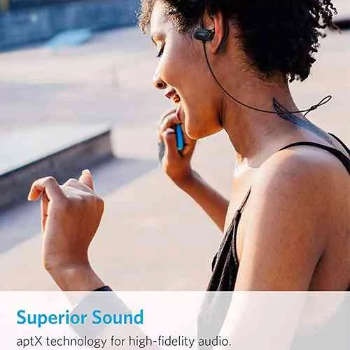 Anker SoundBuds Curve Wireless Headphones Earbuds and In-ear