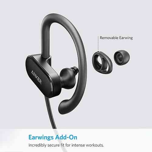 Anker SoundBuds Curve Wireless Headphones Earbuds and In-ear