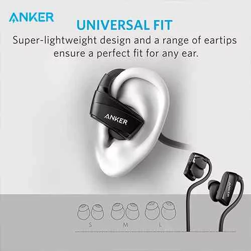 Anker SoundBuds Sport NB10 Bluetooth Headphones Earbuds and In-ear