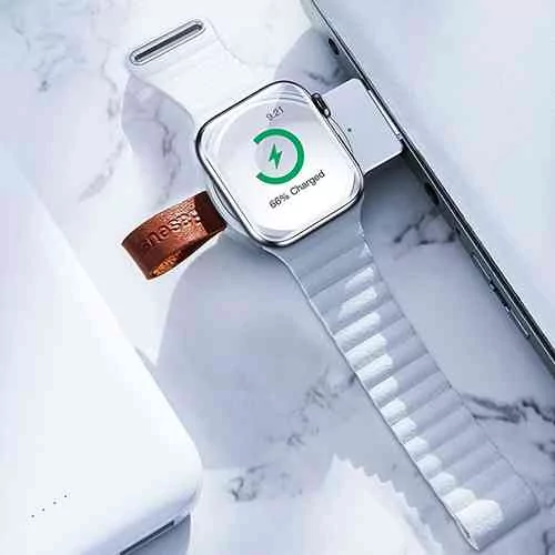 Baseus Dotter mini Qi 2.5W wireless charger for Apple Watch @ ido.lk