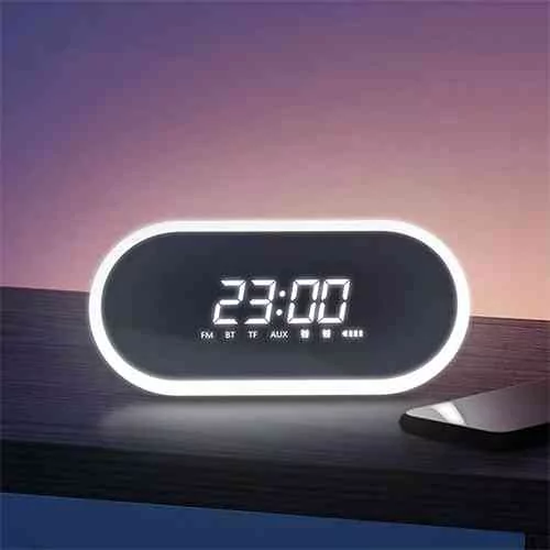 Baseus Encok E09 4 In 1 Wireless Bluetooth Speaker & Mirror Alarm Clock Audio