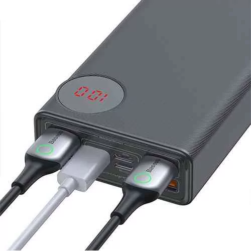 Baseus Mulight 30000mAh Power Bank Quick Charge 3.0 @ido.lk