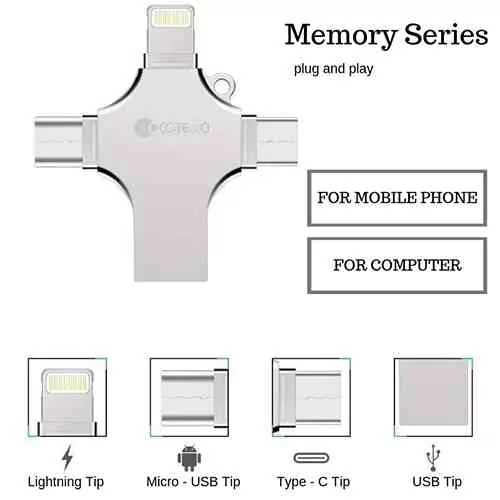 Coteetci 4in1 Memory Series 16GB Flash Drive Pendrives