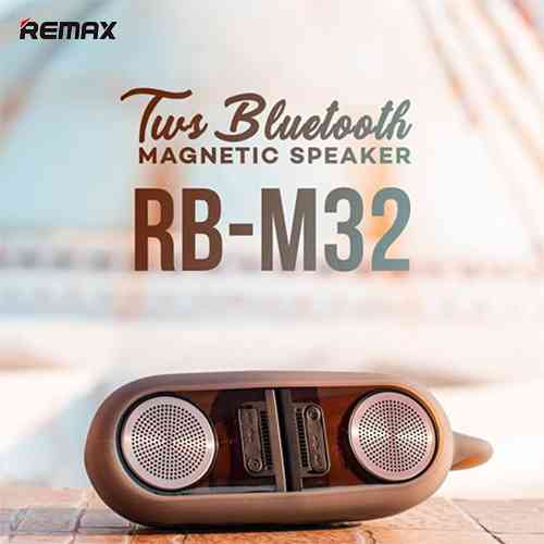 Remax RB-M32 Original TWS Magnetic Bluetooth Speaker - ido.lk