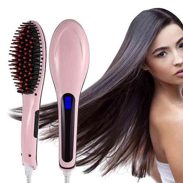 Buy Professional Fast Hair Straightener Brush HQT906 ido.lk
