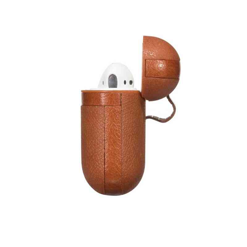 For Airpods Accessories Case For Airpods Leather Cover For Apple Earphone Earpods Protective Skin For Airpods Cases Shell (9)