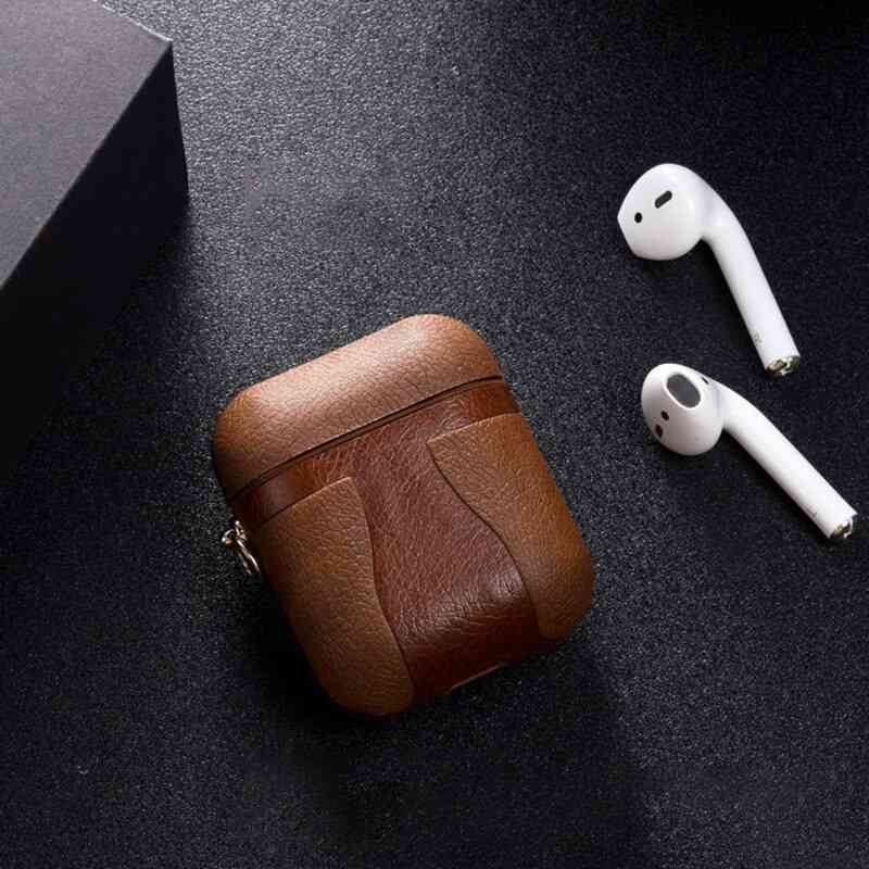 For Airpods Accessories Case For Airpods Leather Cover For Apple Earphone Earpods Protective Skin For Airpods Cases Shell (13)