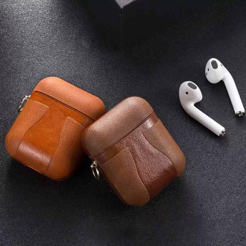 For Airpods Accessories Case For Airpods Leather Cover For Apple Earphone Earpods Protective Skin For Airpods Cases Shell (21)