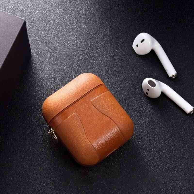 For Airpods Accessories Case For Airpods Leather Cover For Apple Earphone Earpods Protective Skin For Airpods Cases Shell (22)