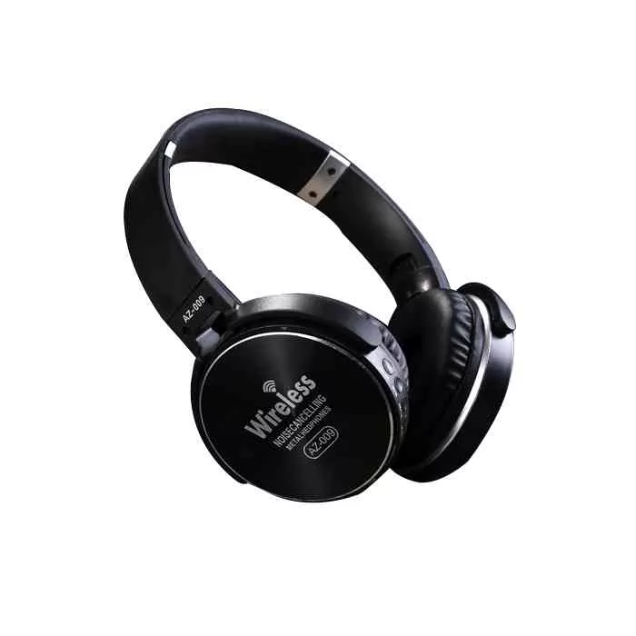 Headphone Wireless Noise Cancelling - AZ-009 - Black 