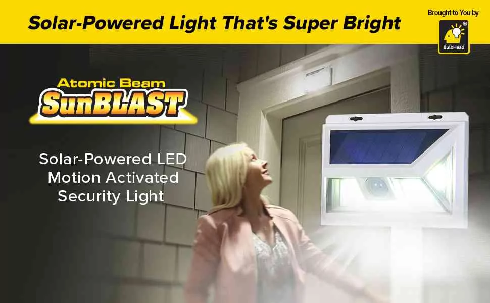Atomic Beam SunBlast Solar Powered LED Light