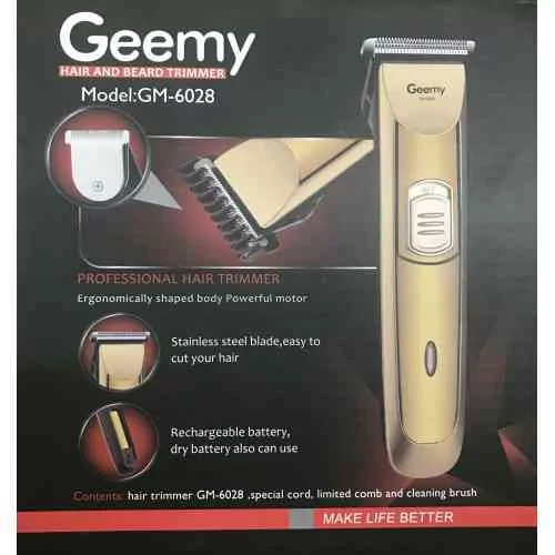 Rechargeable Hair And Beard Trimmer GM-6028 Trimmers
