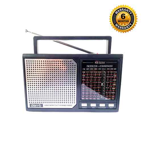Rechargeable USB FM Radio Den-b KS-323U Radio