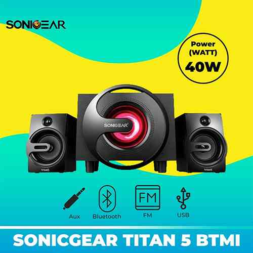 SonicGear Titan 5 BTMI Bluetooth Speaker Subwoofers