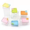 Stackable & Space- Savvy Pocket Block Container Set of 6 Pcs Home Accessories