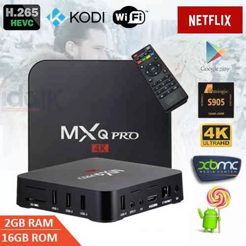 MXQ Pro 4K Android TV Box with 2GB RAM/16GB ROM