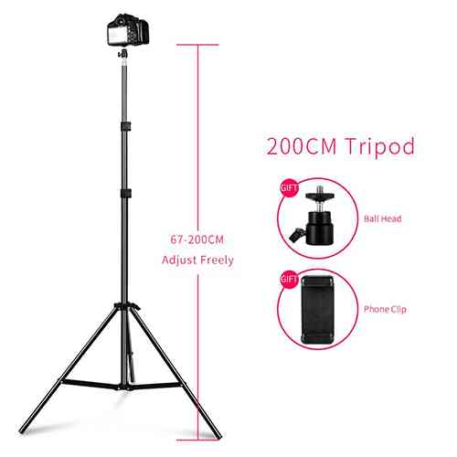 Selfie Light Stand Tripod 200CM Best Price in Sri Lanka ido.lk