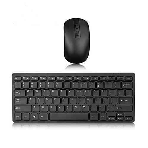 Wireless Slim Keyboard and Mouse 2.4GHZ GKM-901 Computer Accessories